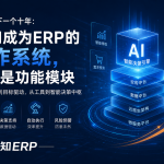 ERP的下一个十年：当AI成为ERP的操作系统，而不是功能模块